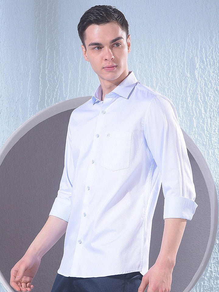 Blue 100% Cotton Shirt