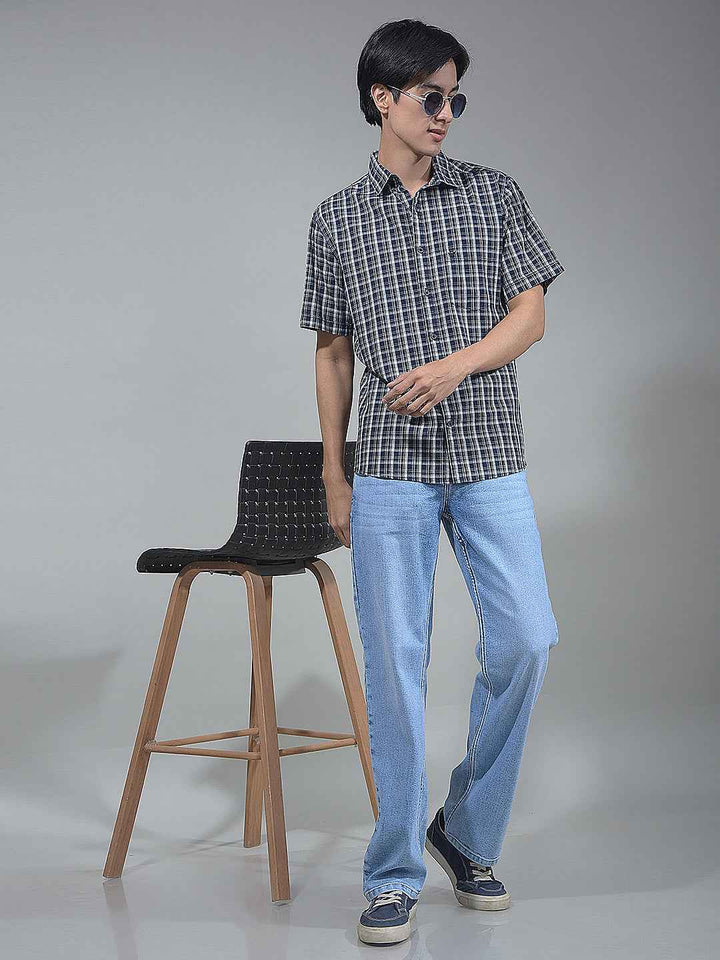 Blue Relaxed Baggy Jeans