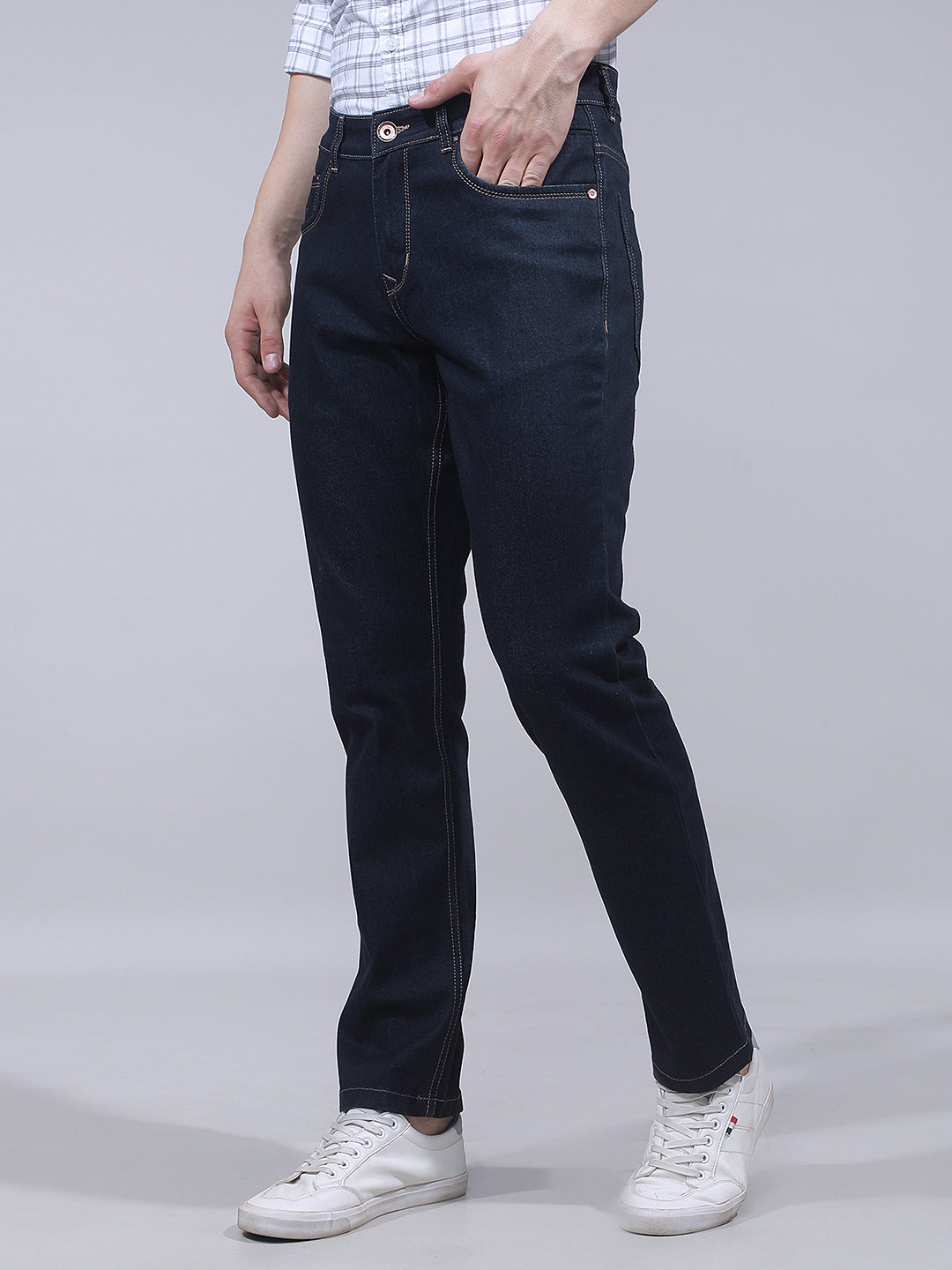 Electric Indigo Blue Jeans