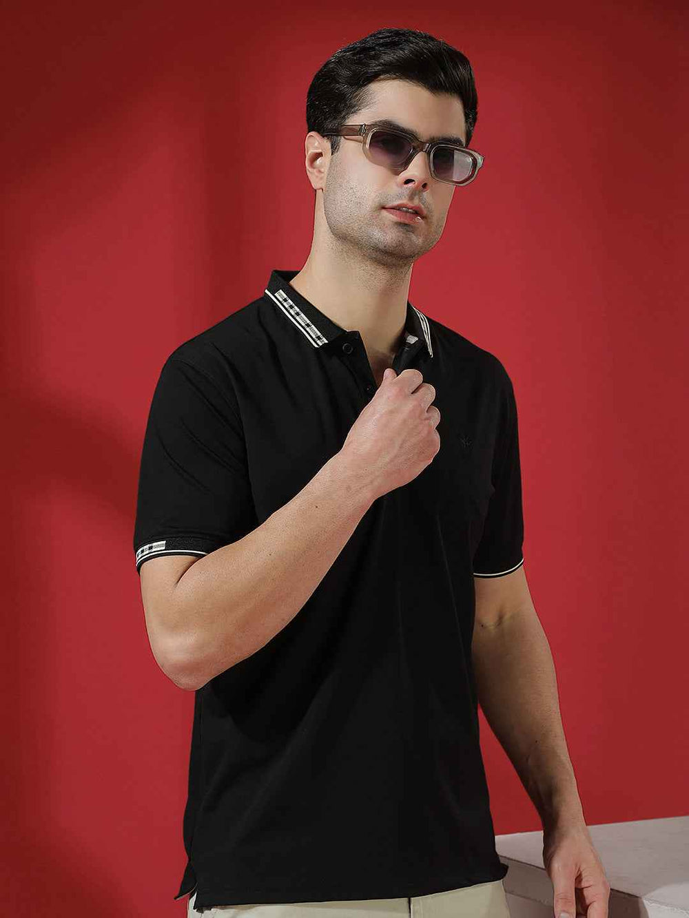 Jet Black Classic Polo T-Shirt