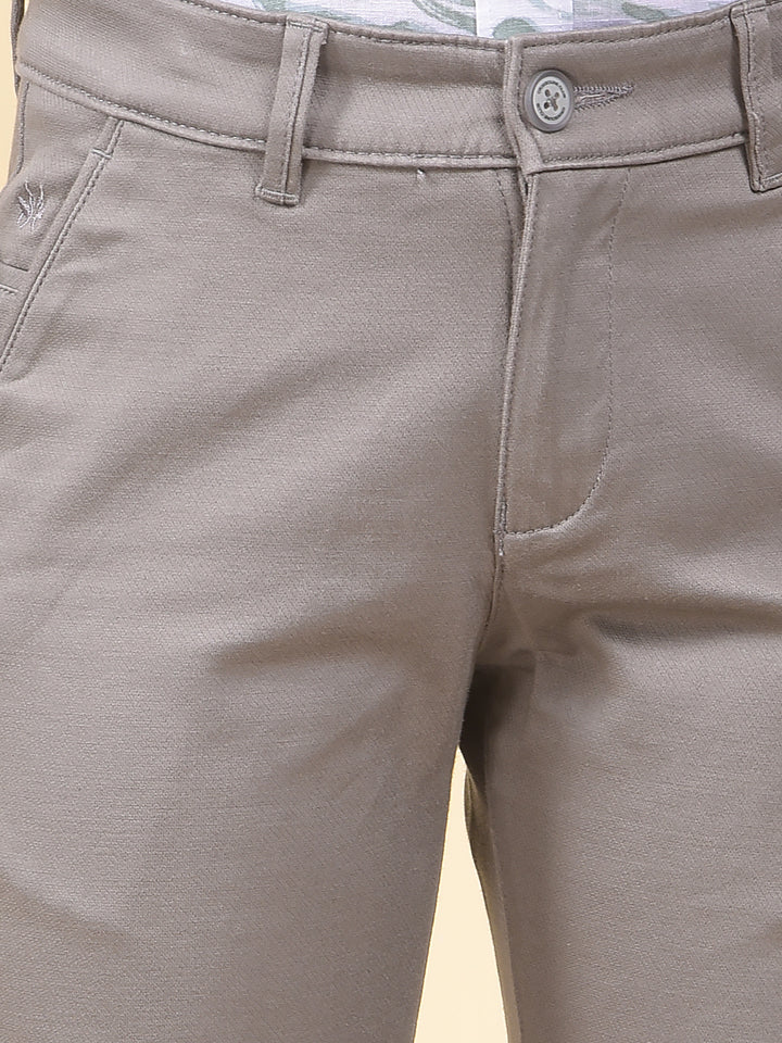 Grey Printed Trousers