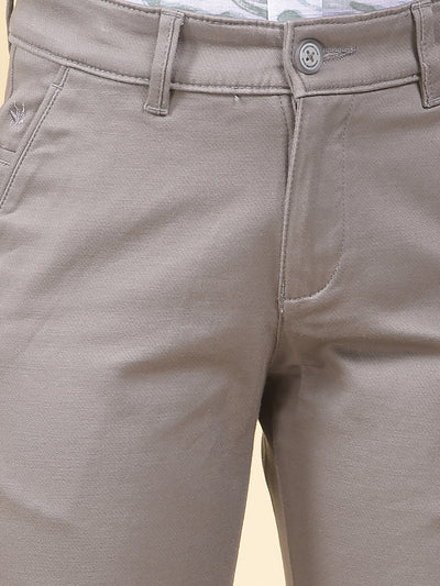 Grey Printed Trousers
