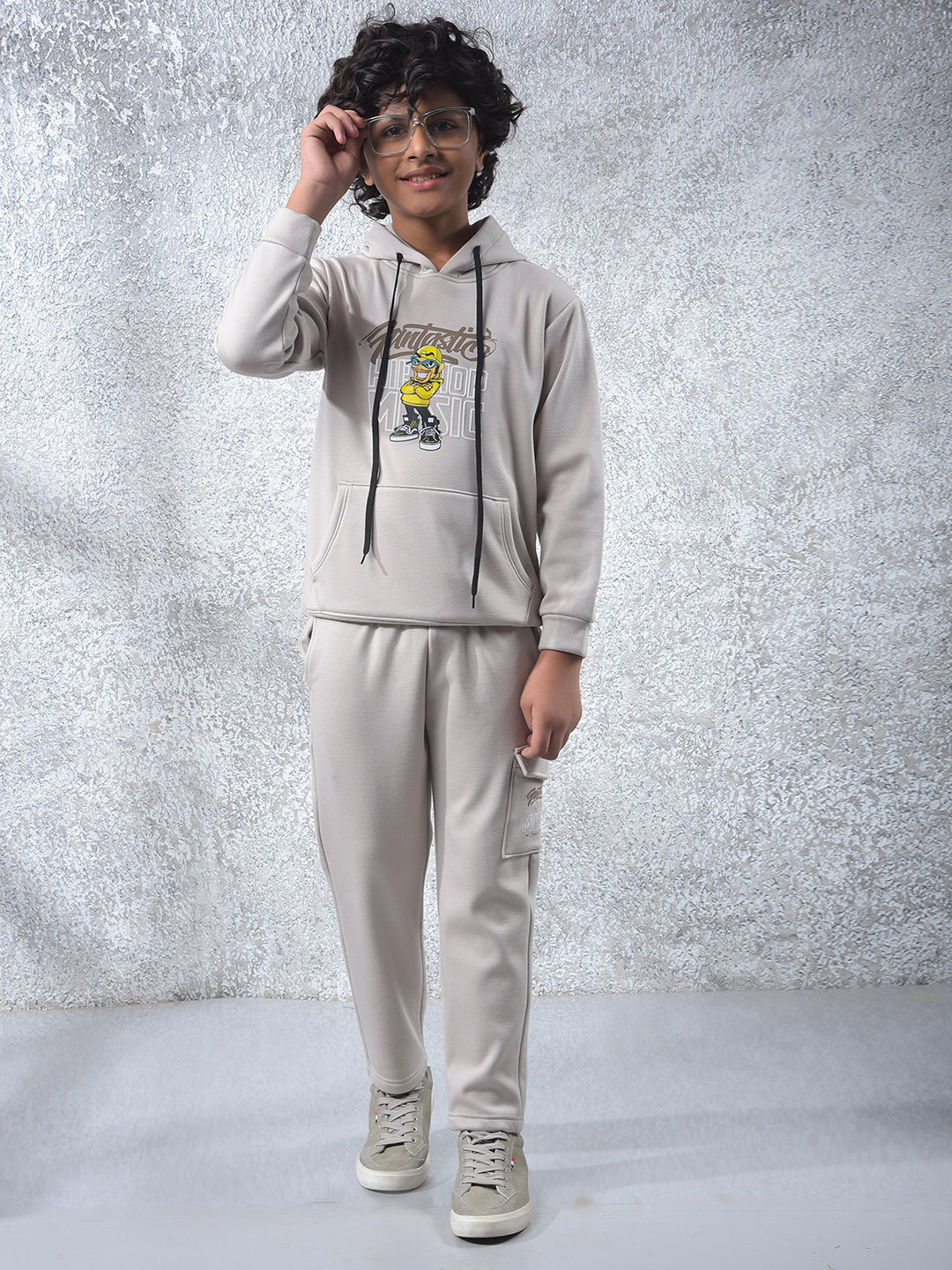 Lightweight Beige Trackpants