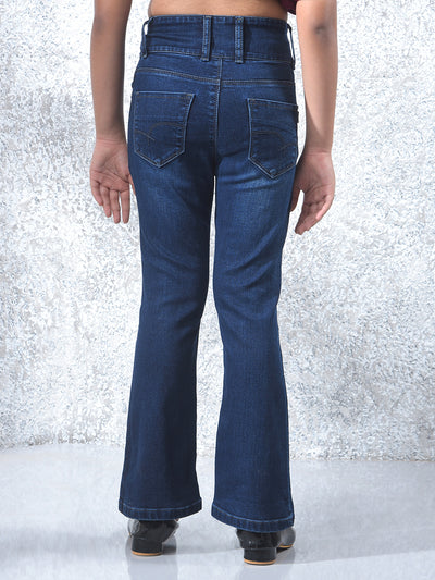 Black Bootcut High Waist Jeans