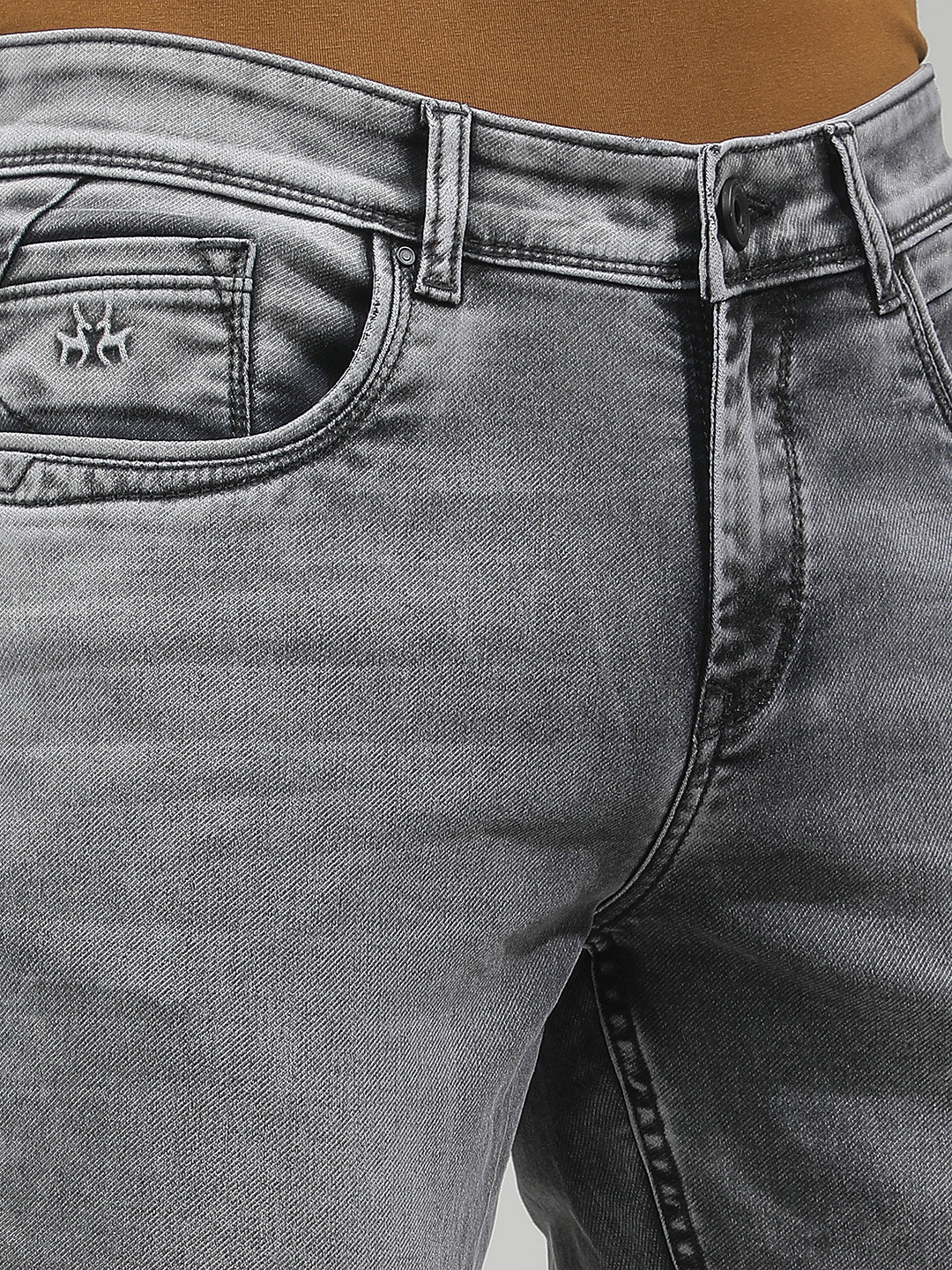 Tapered Obsidian Black Jeans