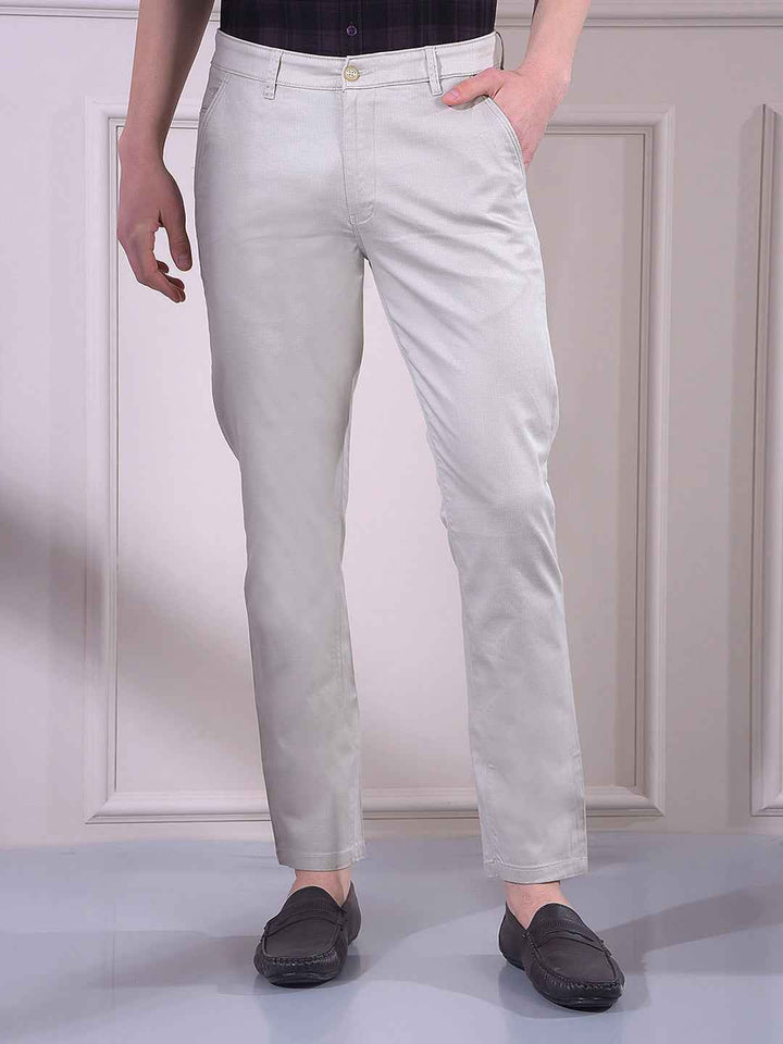 Neutral Beige Urban Trousers