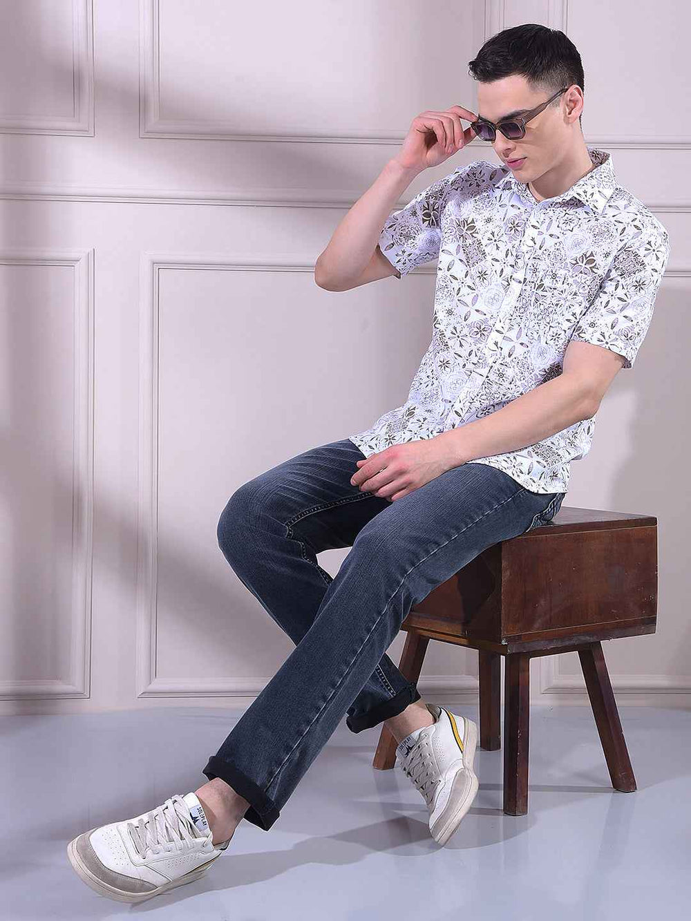 Modern Blue Stretch Casual Jeans