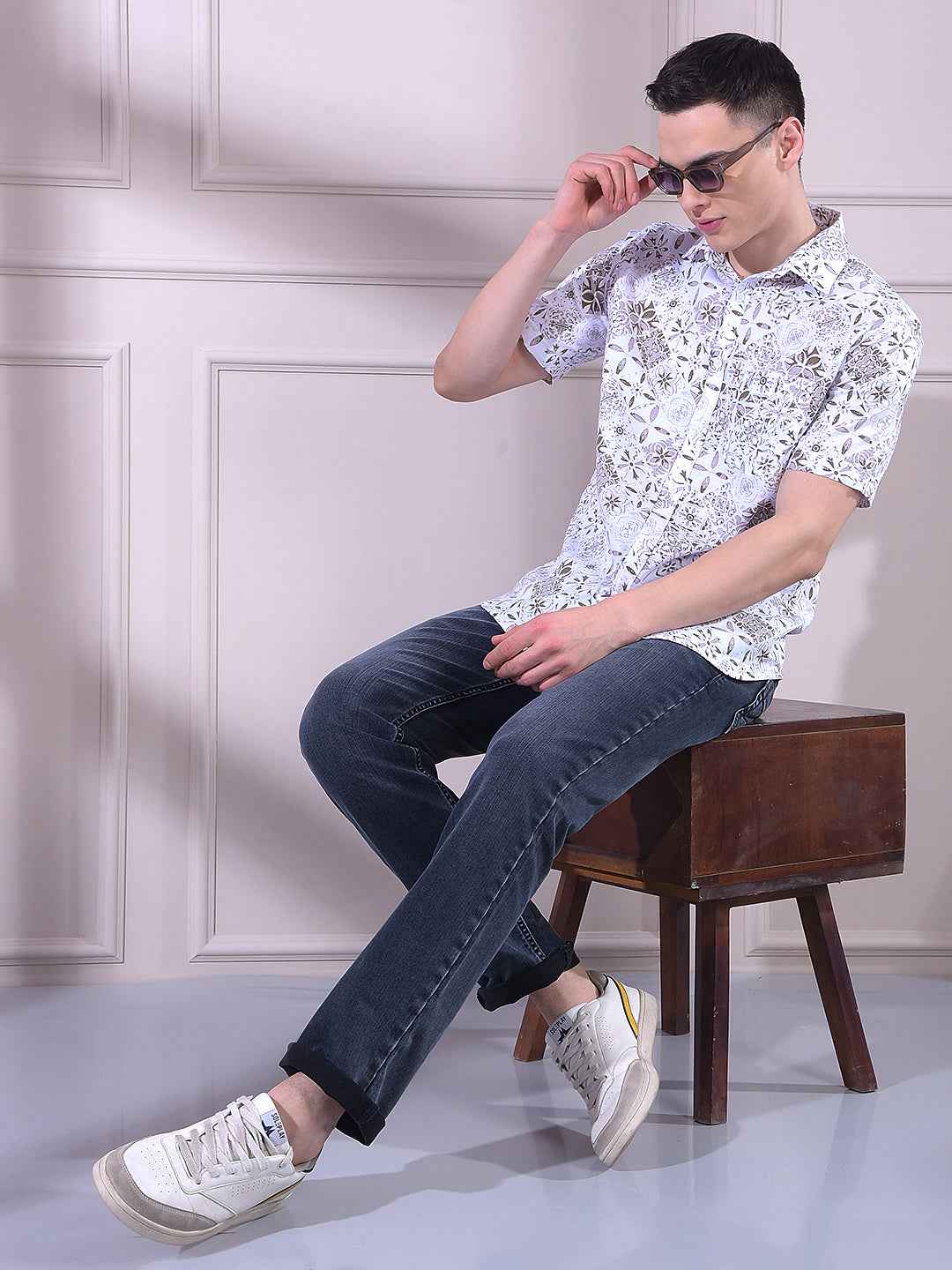 Modern Blue Stretch Casual Jeans