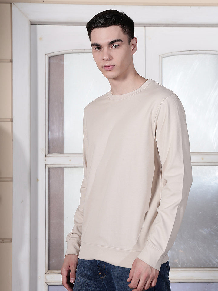 Tailored Cream Beige Sweatshirt