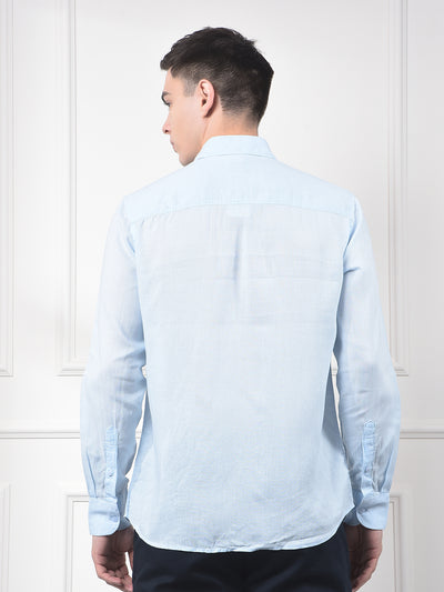 Coastal Linen Soft Blue Shirt