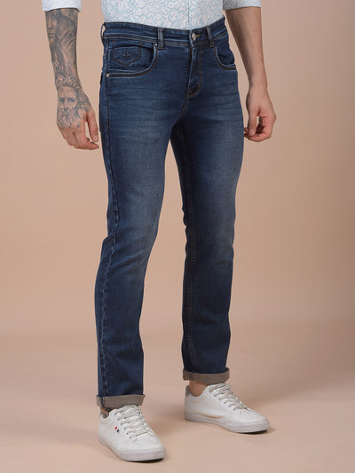 Blue Straight Jeans