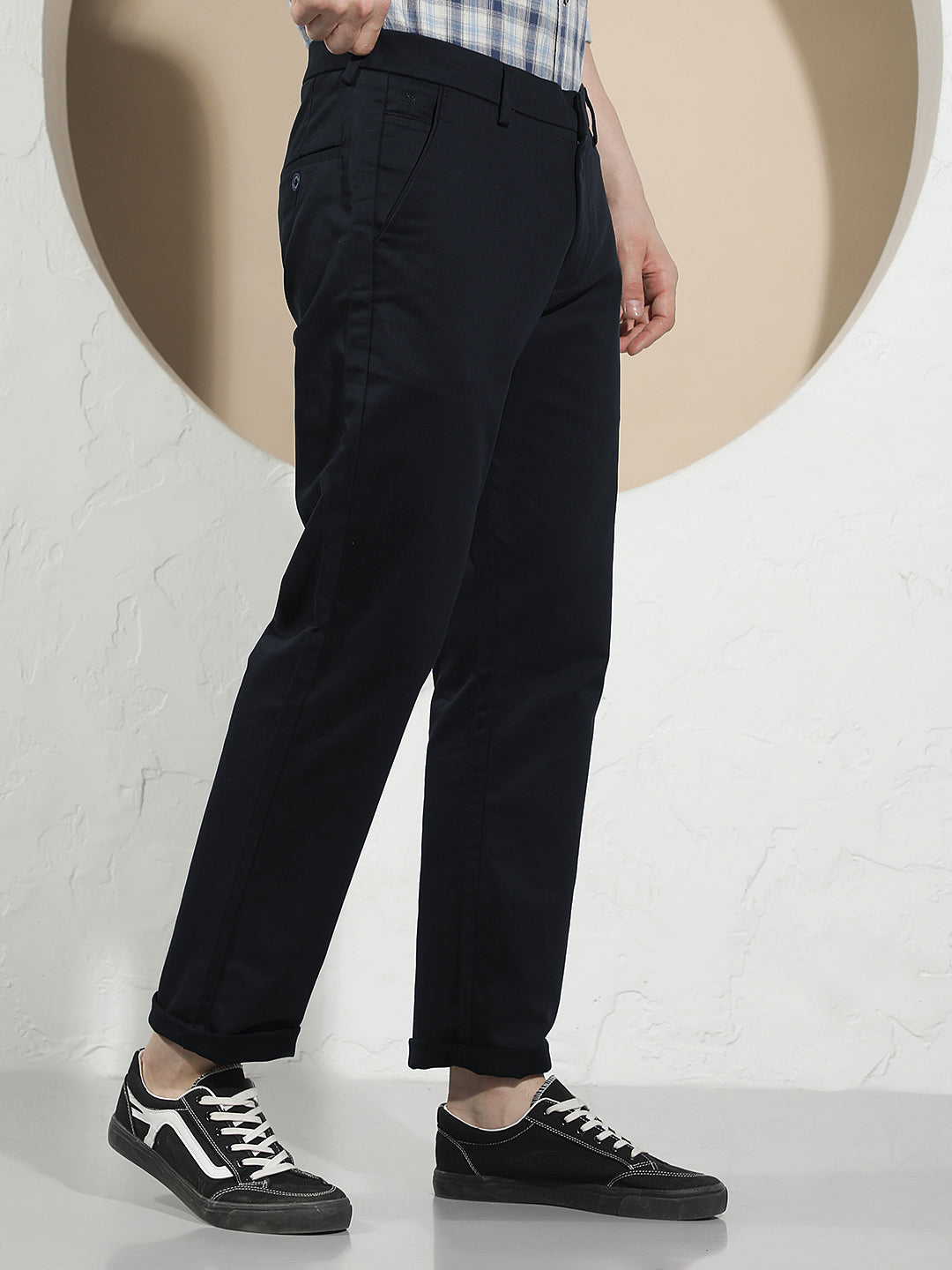Contemporary Midnight Navy Navy Blue Trousers