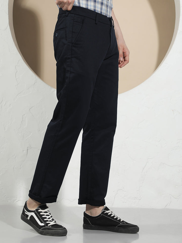 Contemporary Midnight Navy Navy Blue Trousers