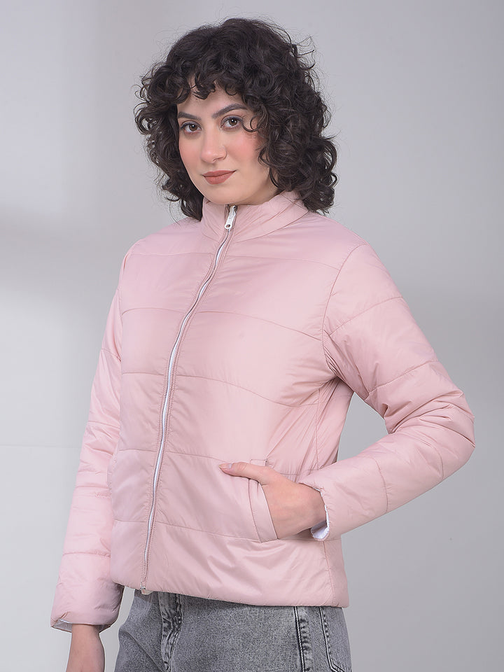 Pink Reversible Puffer Jacket