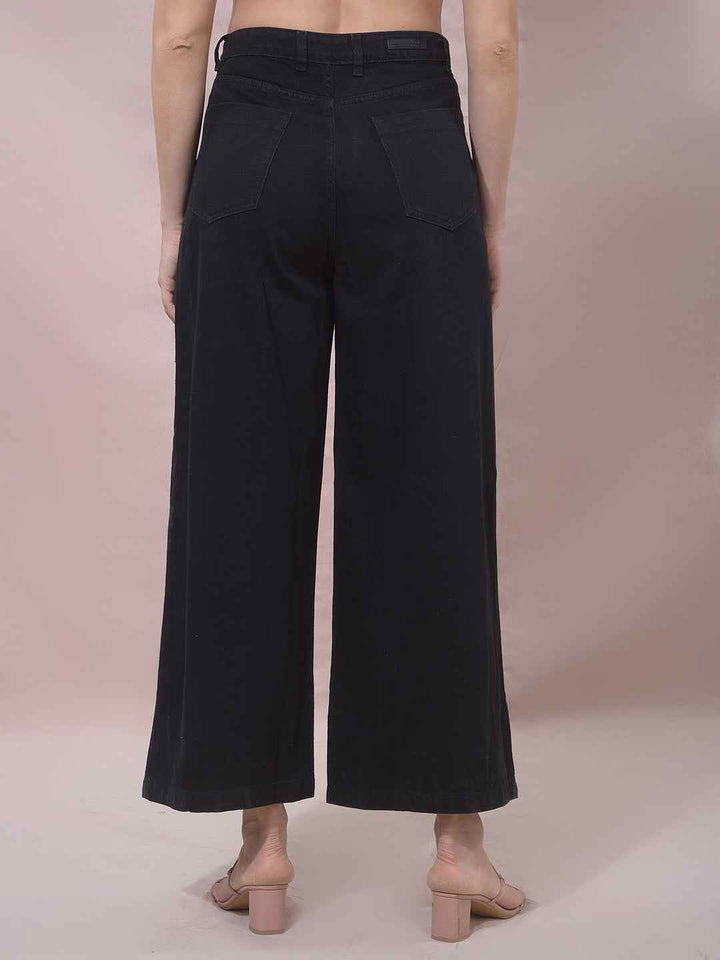 Black 100% Cotton Loose Fit Jeans