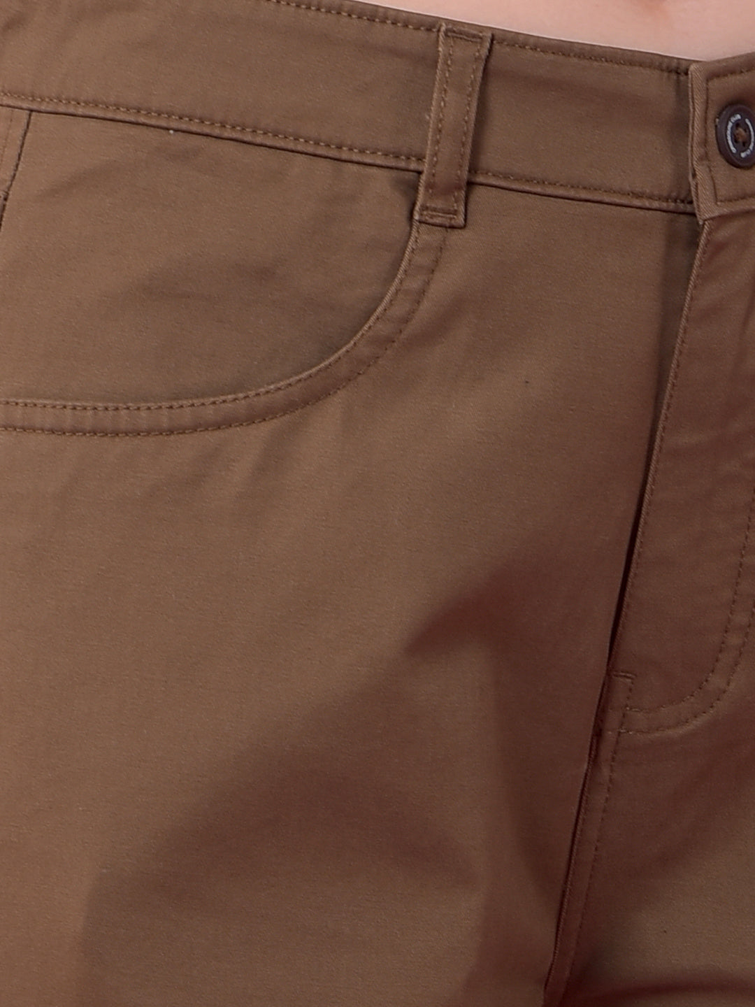 Brown Baggy Cargo Trousers