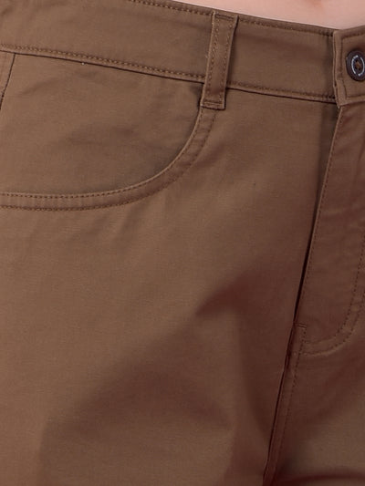 Brown Baggy Cargo Trousers