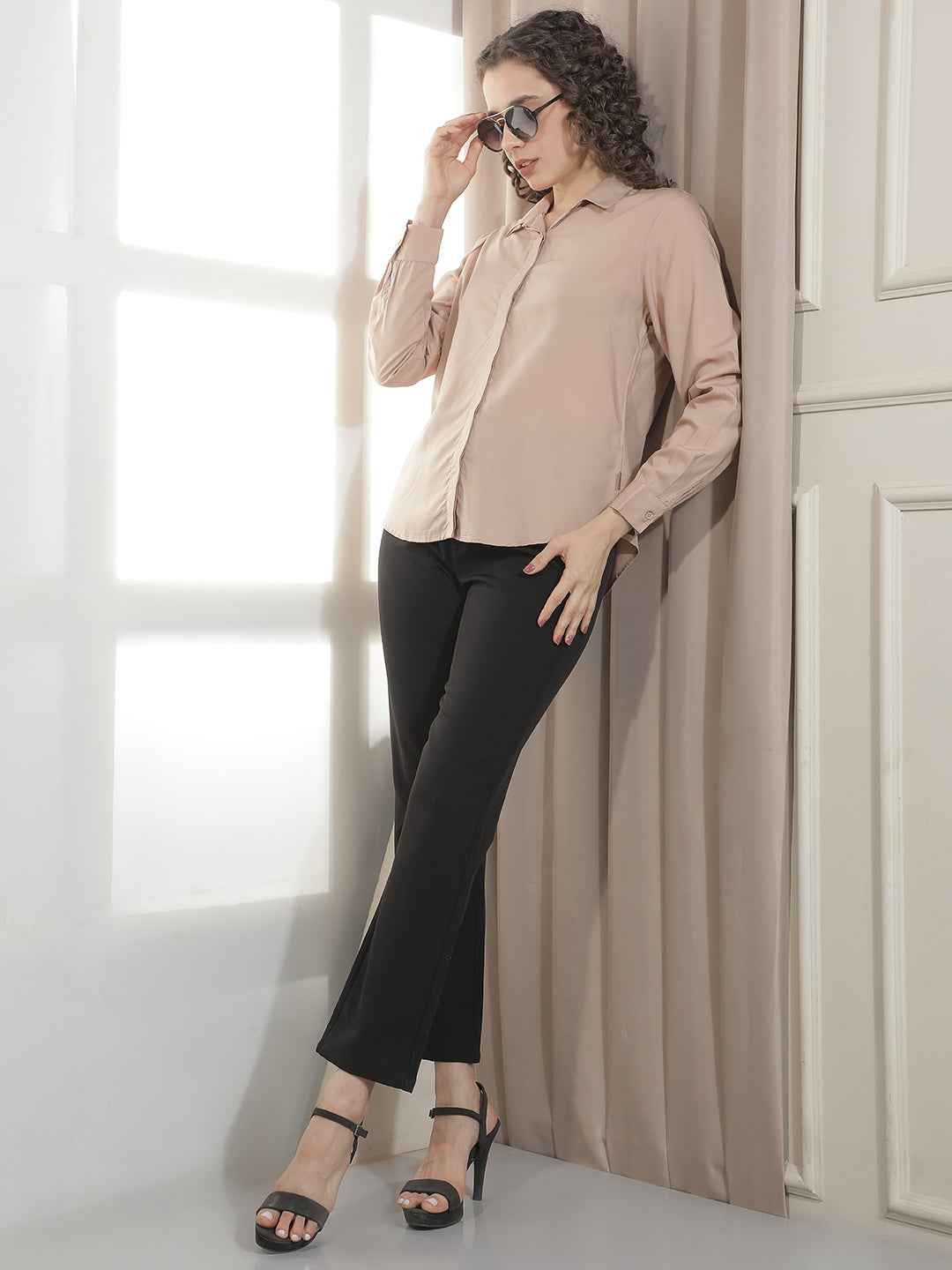 Neutral Beige Modal Comfort Top