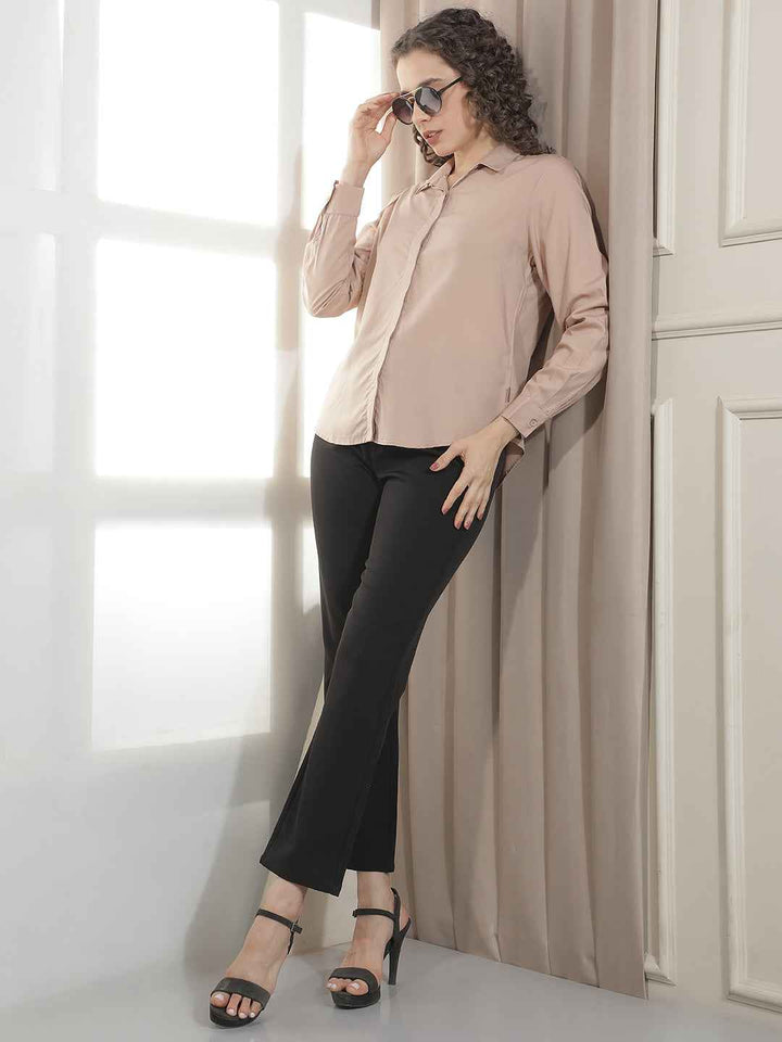 Neutral Beige Modal Comfort Top