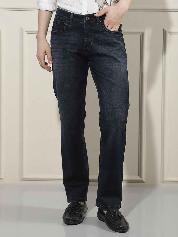 Indigo Blue Straight Jeans