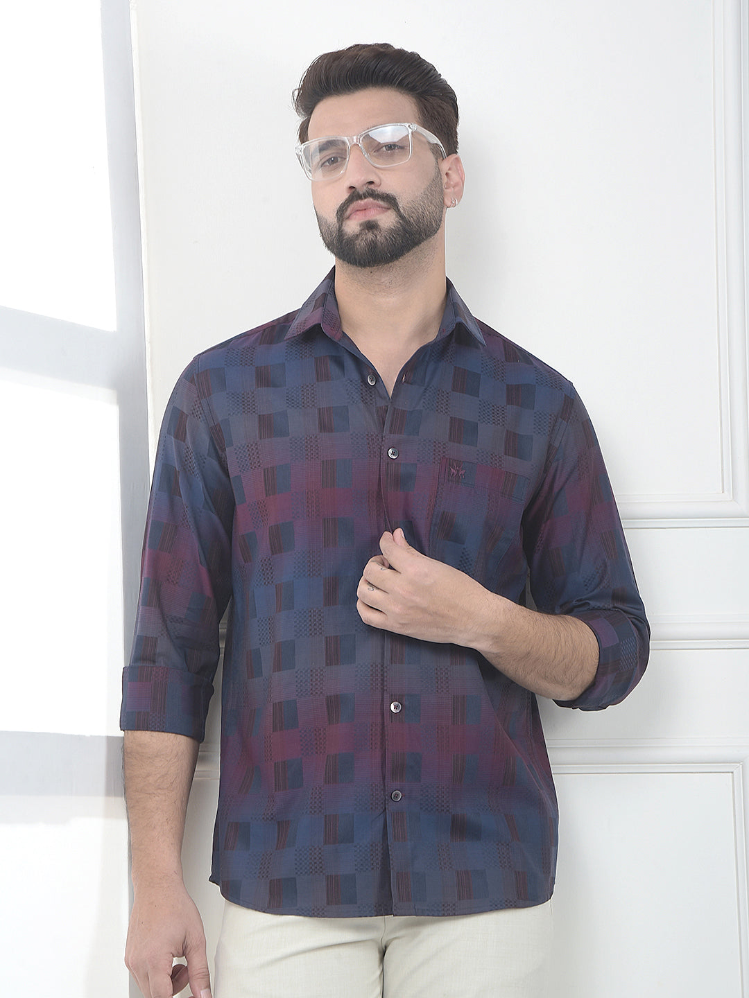 Mult-Color Printed 100% Cotton Shirt