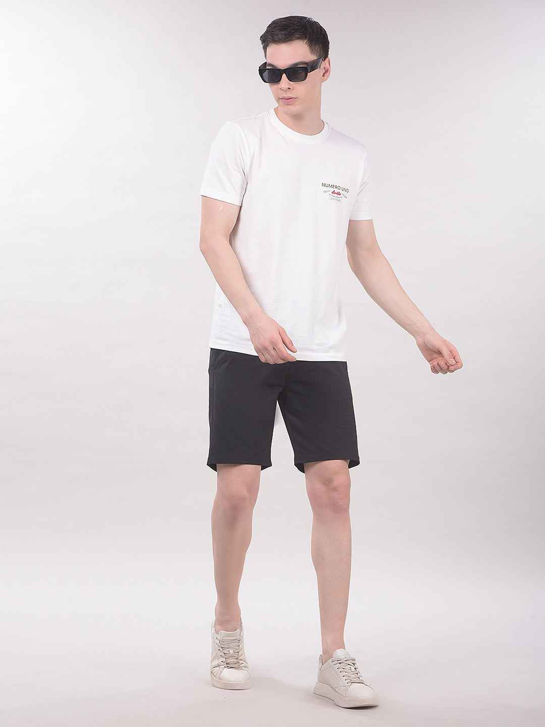AetheronNoir Stripe Draw Shorts