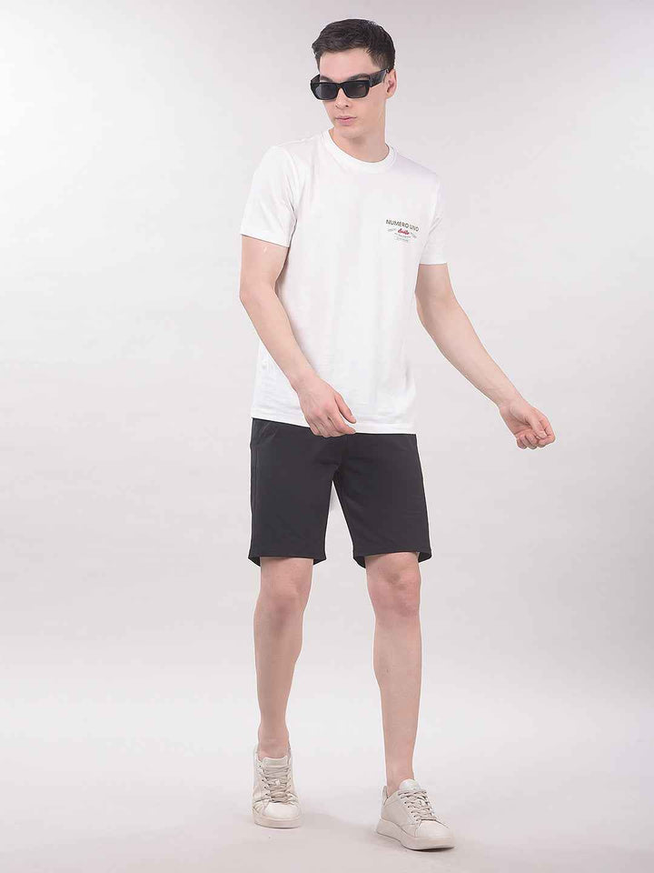 AetheronNoir Stripe Draw Shorts