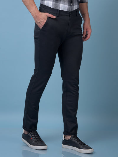Black Printed Trousers