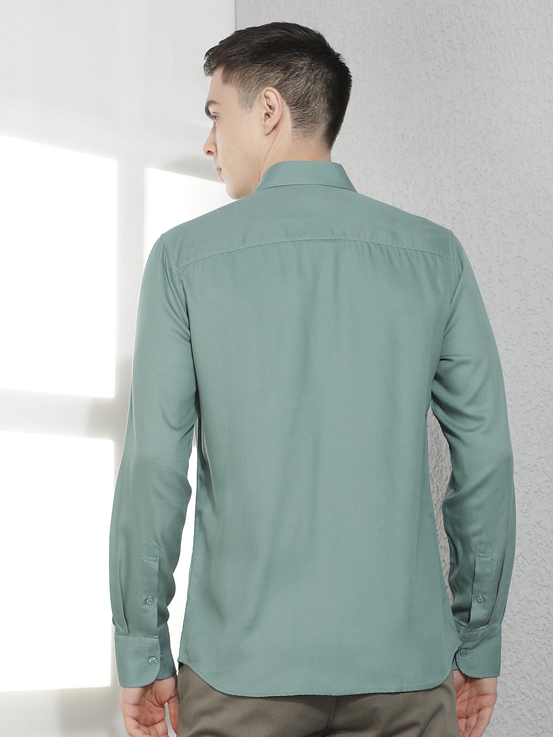 Urban Emerald Green Casual Shirt