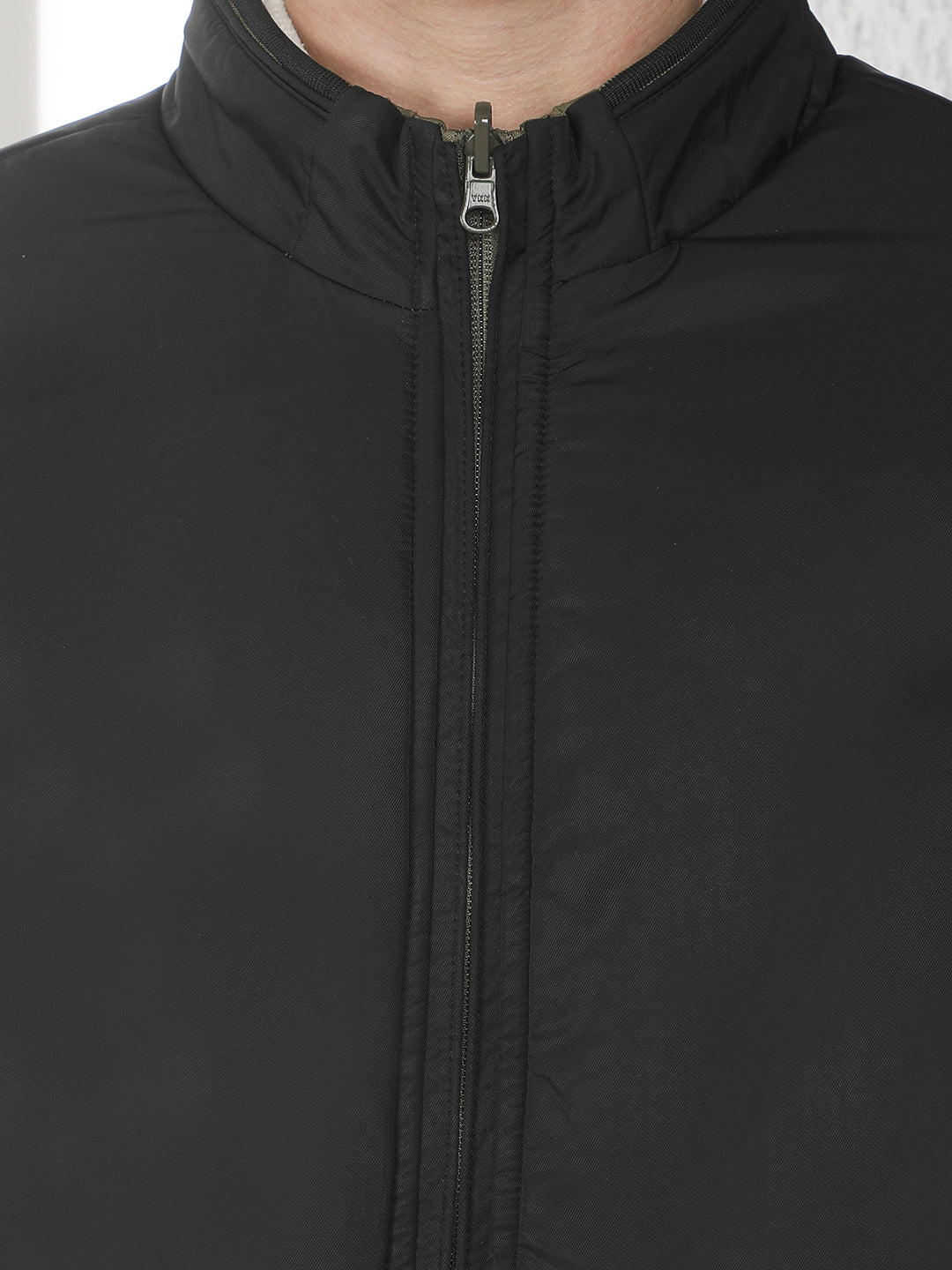 Black Padded Reversible Jacket