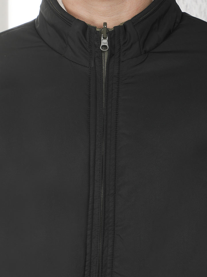Black Padded Reversible Jacket