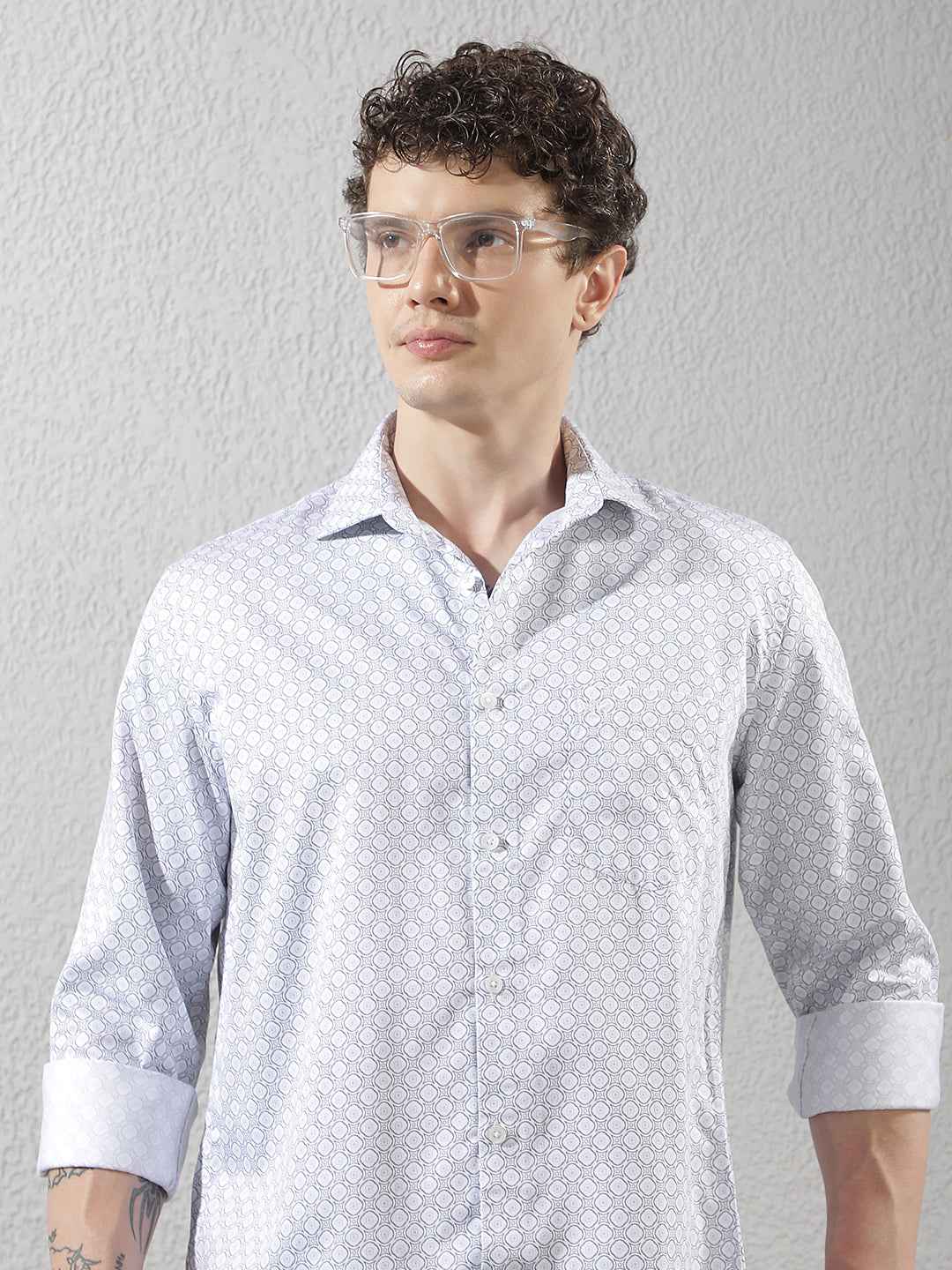 White Polka Dots Shirt