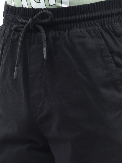 Black Utility Pocket Joggers