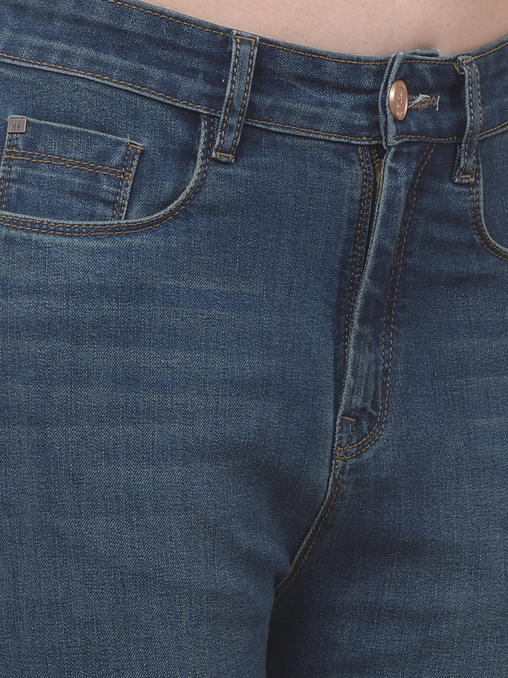 Indigo Blue Straight Jeans