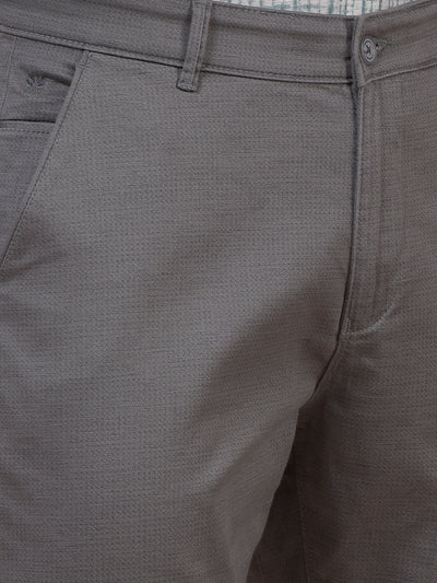 Grey Printed Trousers