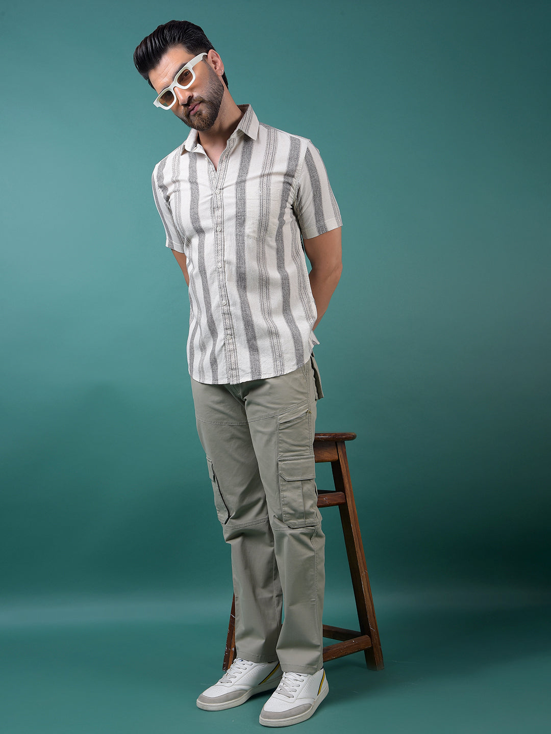 Green Cargo Trousers