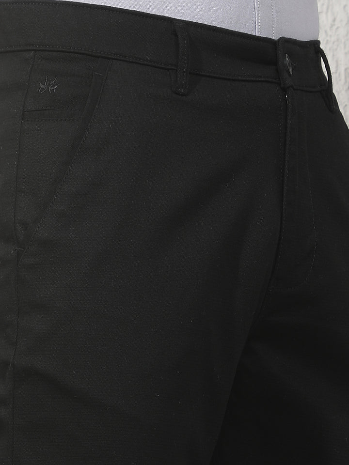 Shadow Straight Black Trousers