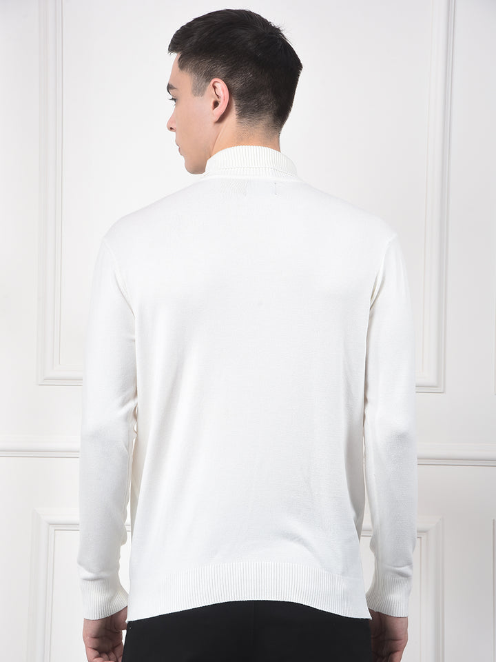 White Turtle Neck Sweater