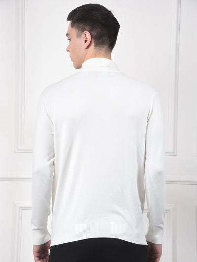 White Turtle Neck Sweater