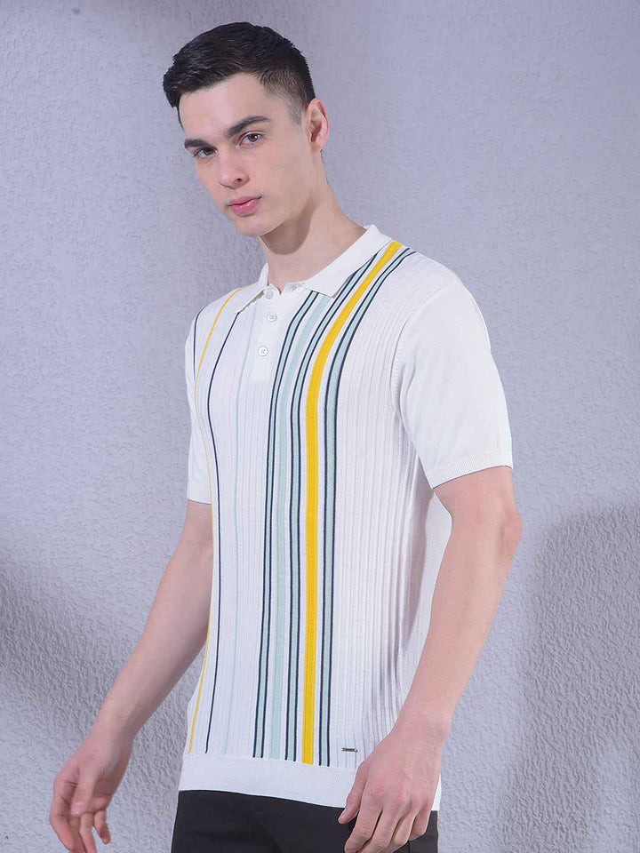 Multicolor Vertical Stripes T-Shirt