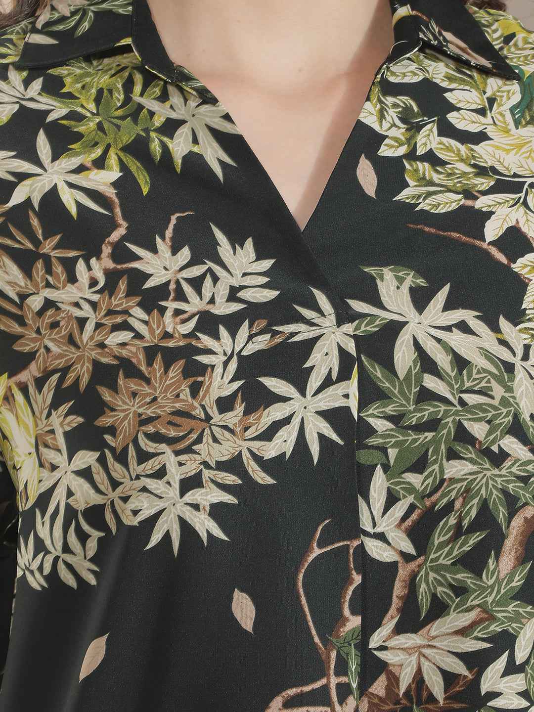Lush Green Printed Top