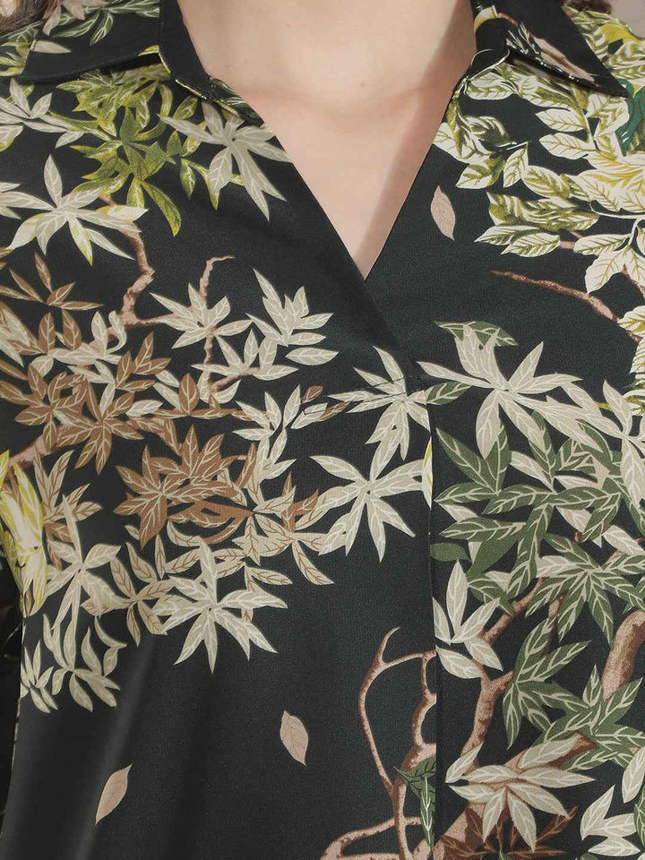 Lush Green Printed Top