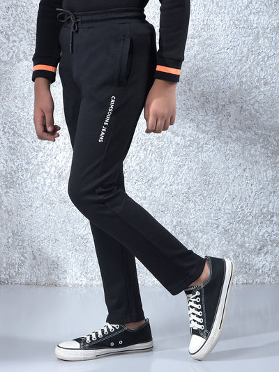 Sleek Pulse Black Trackpants