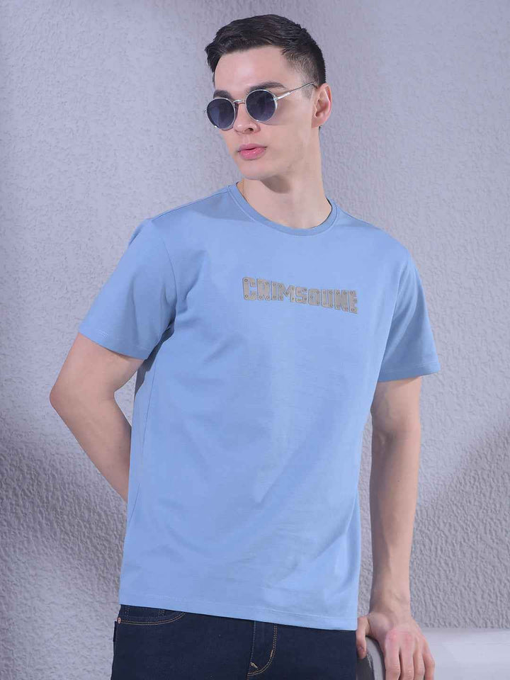 Blue Brand Logo T-Shirt