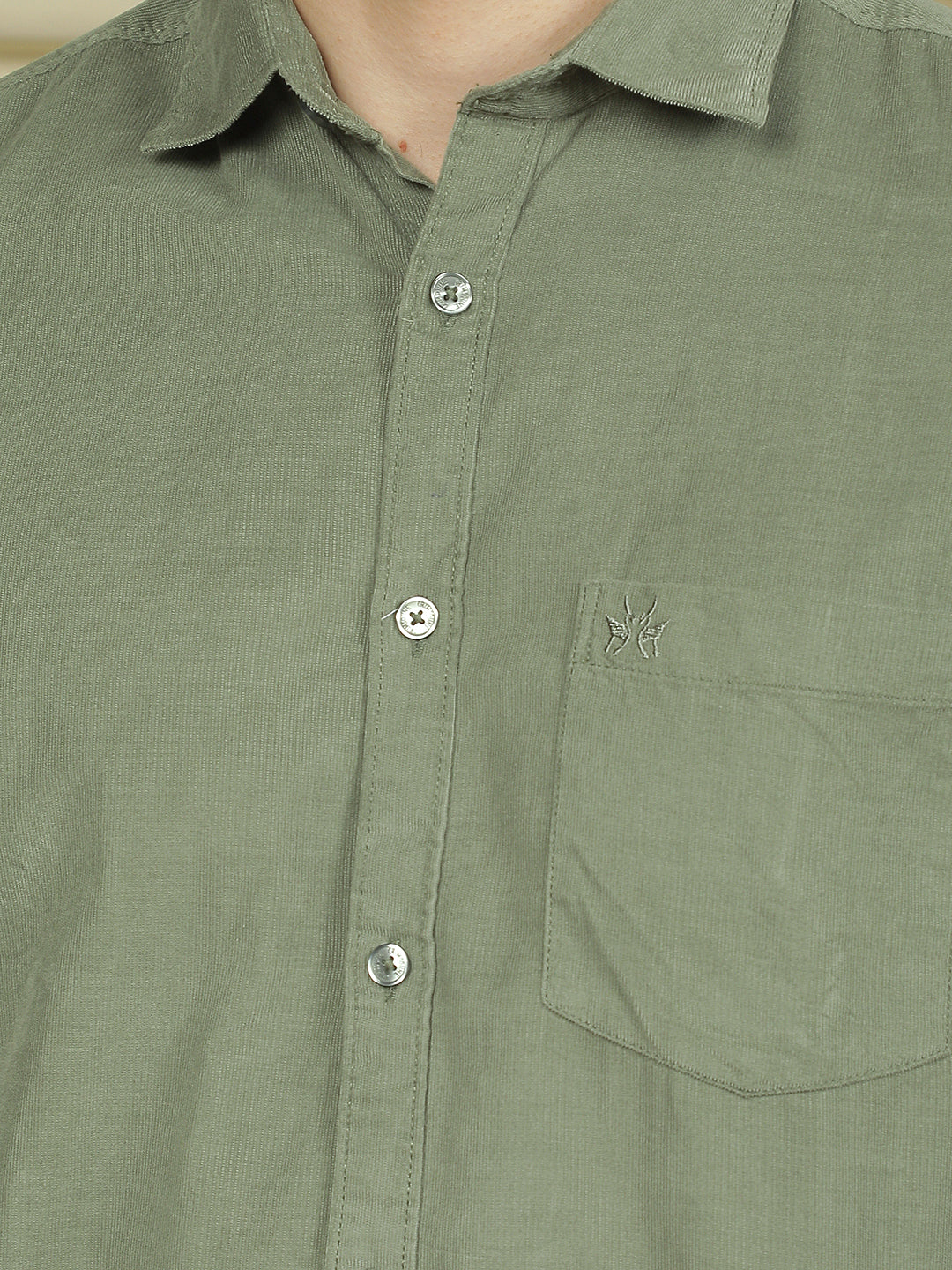Urban Sage Green Corduroy Shirt