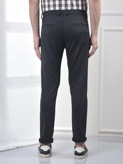 Modern Edge Black Trousers