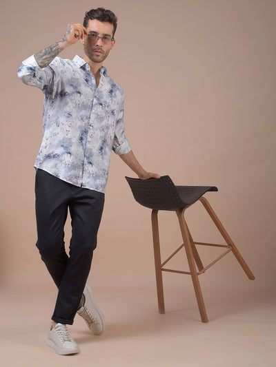 Black Printed Trousers