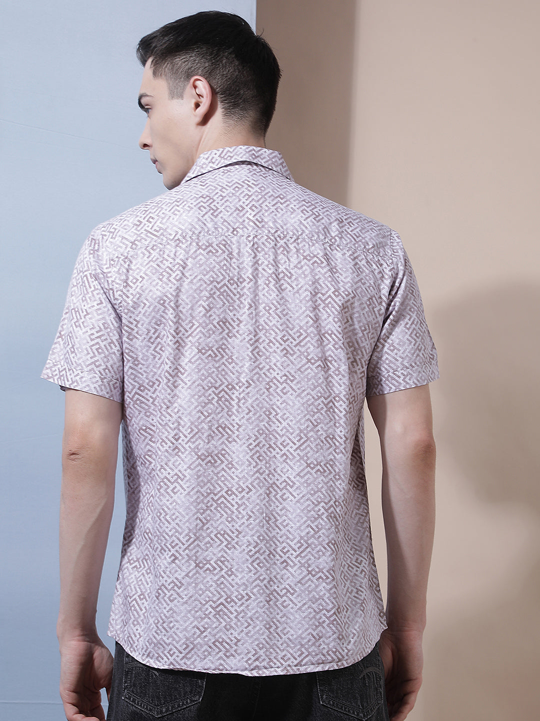 Pink Graphic Print Shirt