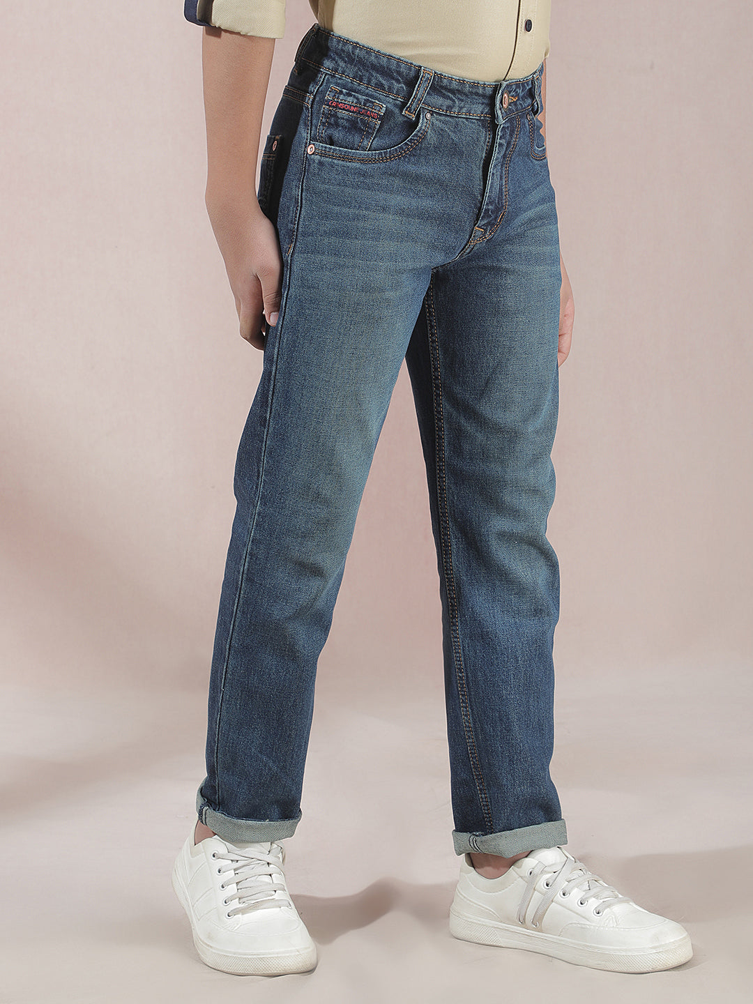 Swanky Navy Blue Straight Jeans