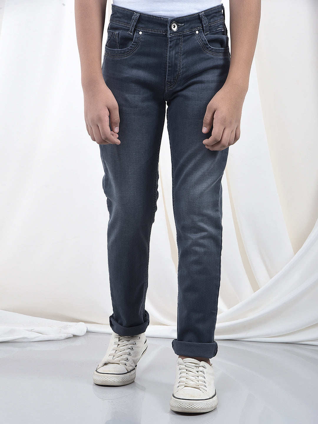  Lush Slim Fit Navy Blue Jeans